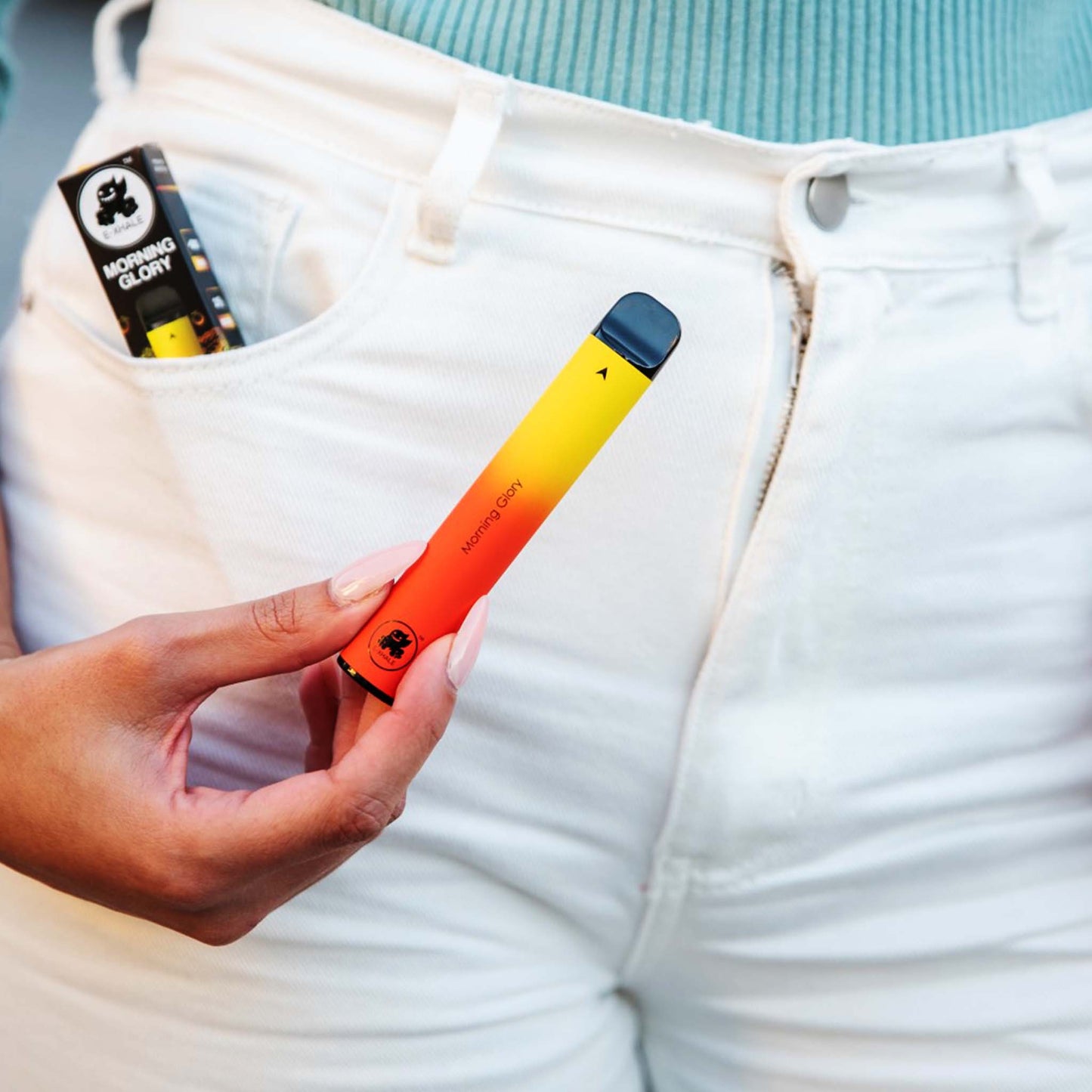 E-XHALE 2000 Puff Morning Glory - Pineapple and Grapefruit - 3.5%/35mg Strength - Single-use Disposable Vape