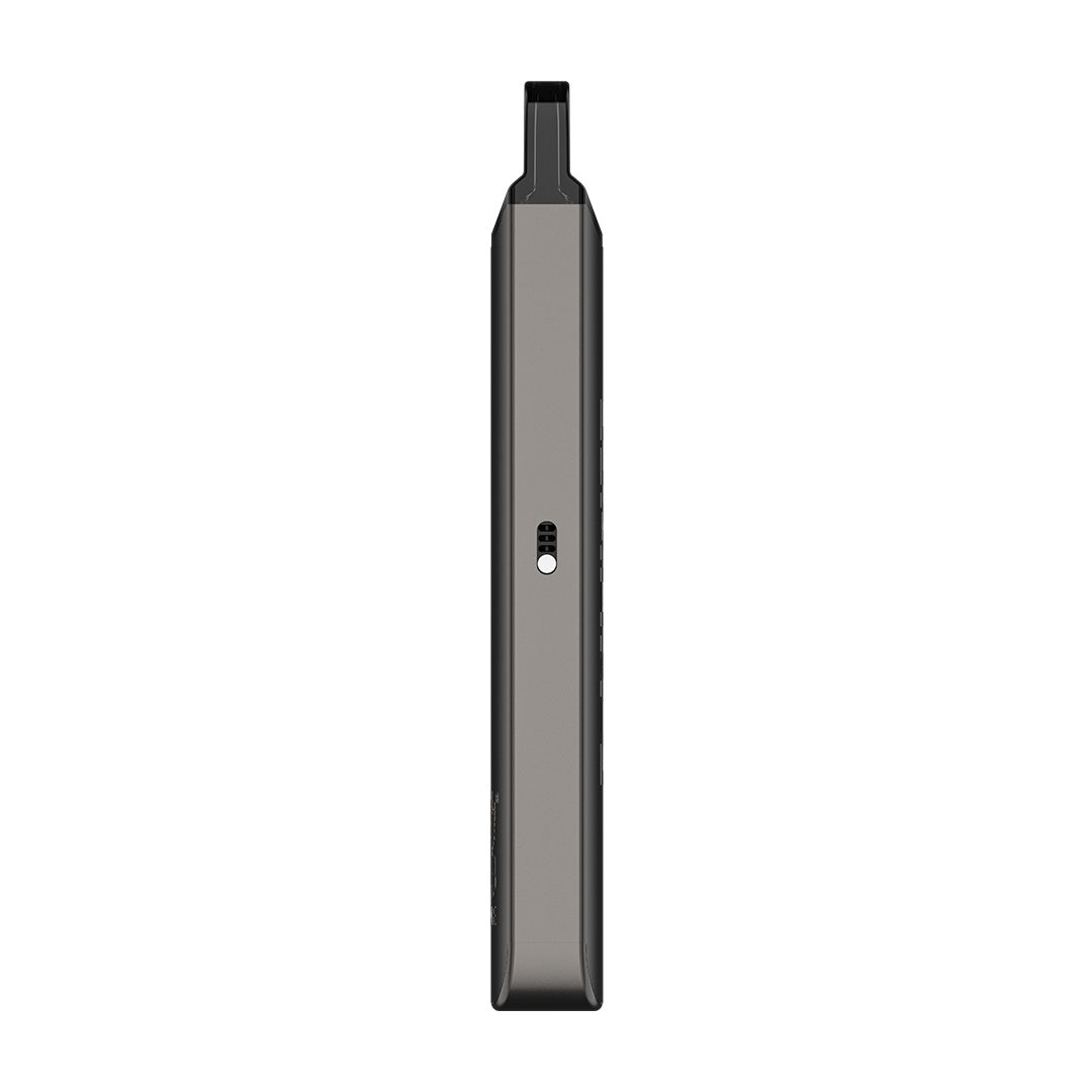 E-XHALE E-Pod Pro Device Kit Gunmetal - Adjustable Airflow and Child Lock Battery Integration - Open Pod Battery System with FREE 2ml Refillable Open Pod - Rechargeable Pod System Battery