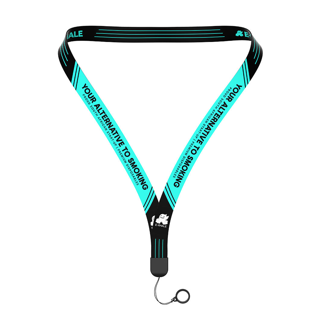 Vape-Holder Lanyard: Aqua