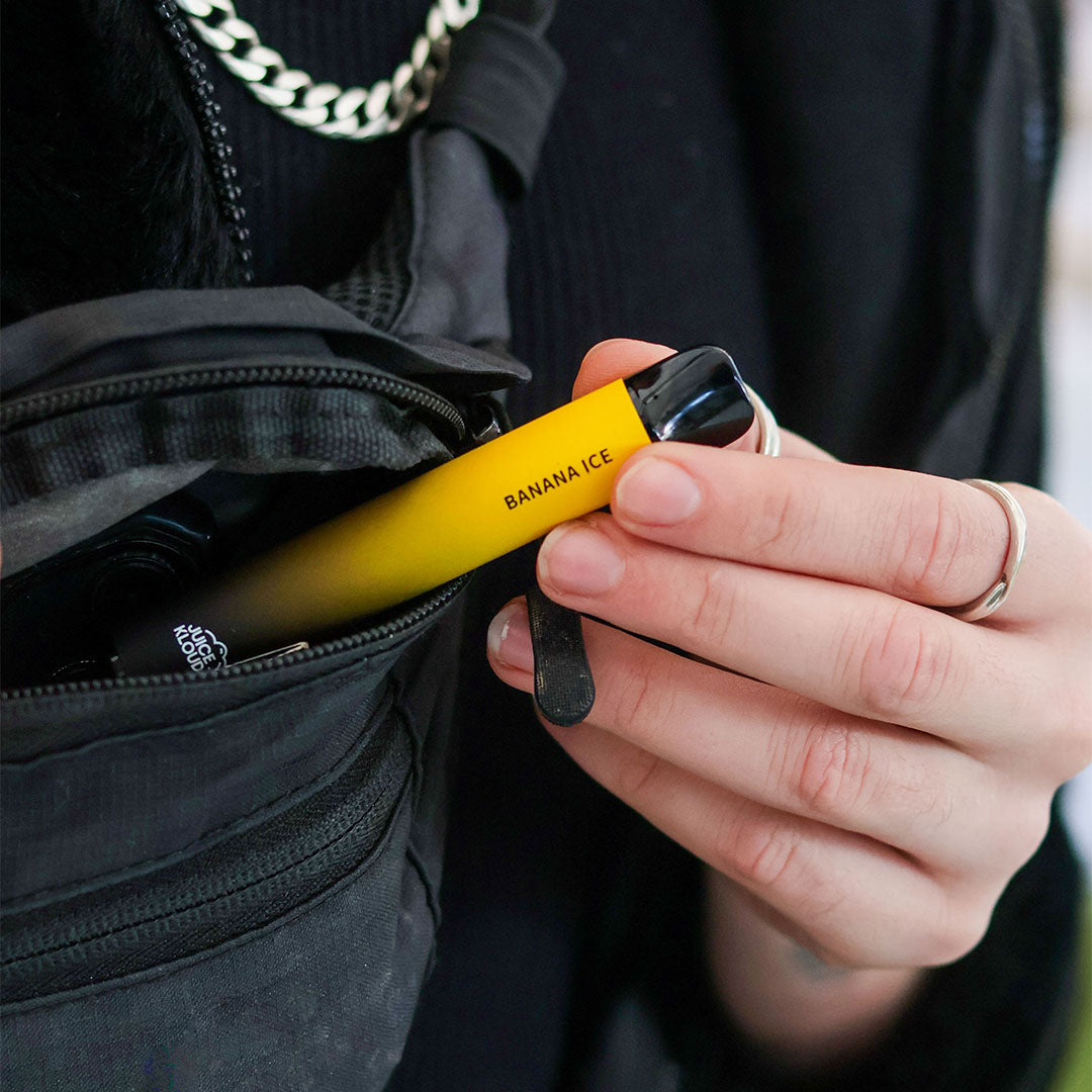 Juice Kloud 800 Puff Banana Ice - 2%/20mg Strength - Most Affordable South African Single-use Disposable Vape