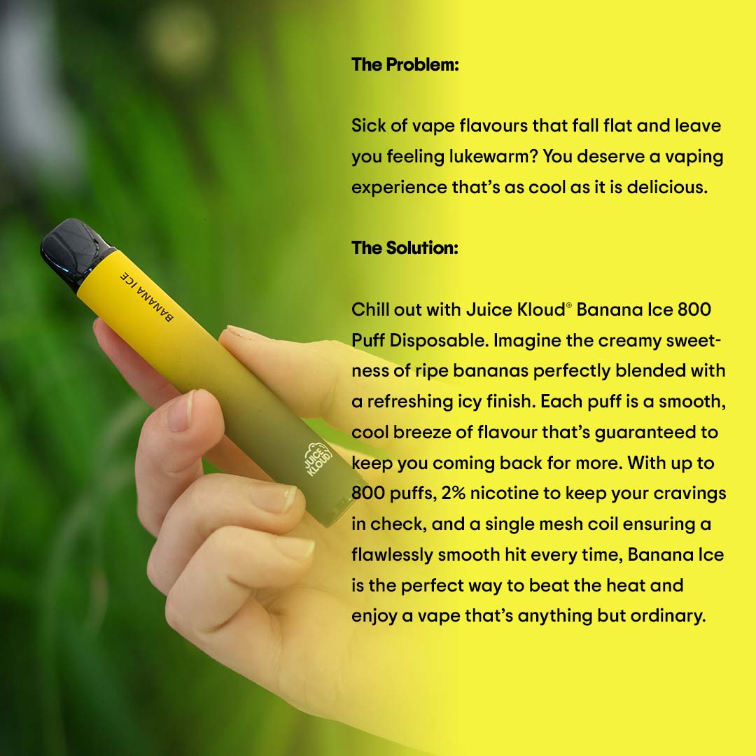 JK800 Banana Ice 2% - Single-use Disposable