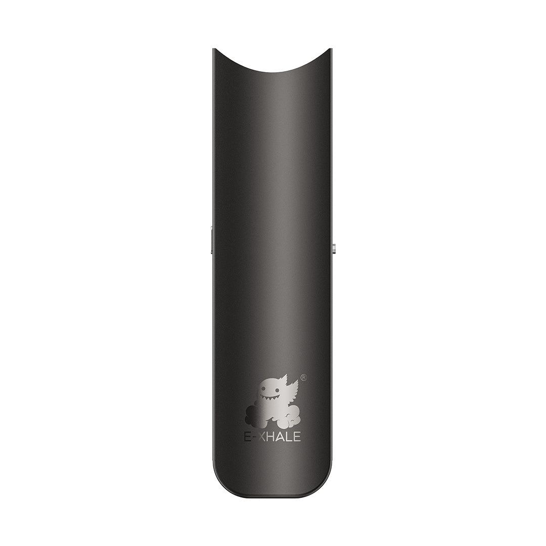 E-XHALE E-Pod Pro Device Kit Gunmetal - Adjustable Airflow and Child Lock Battery Integration - Open Pod Battery System with FREE 2ml Refillable Open Pod - Rechargeable Pod System Battery