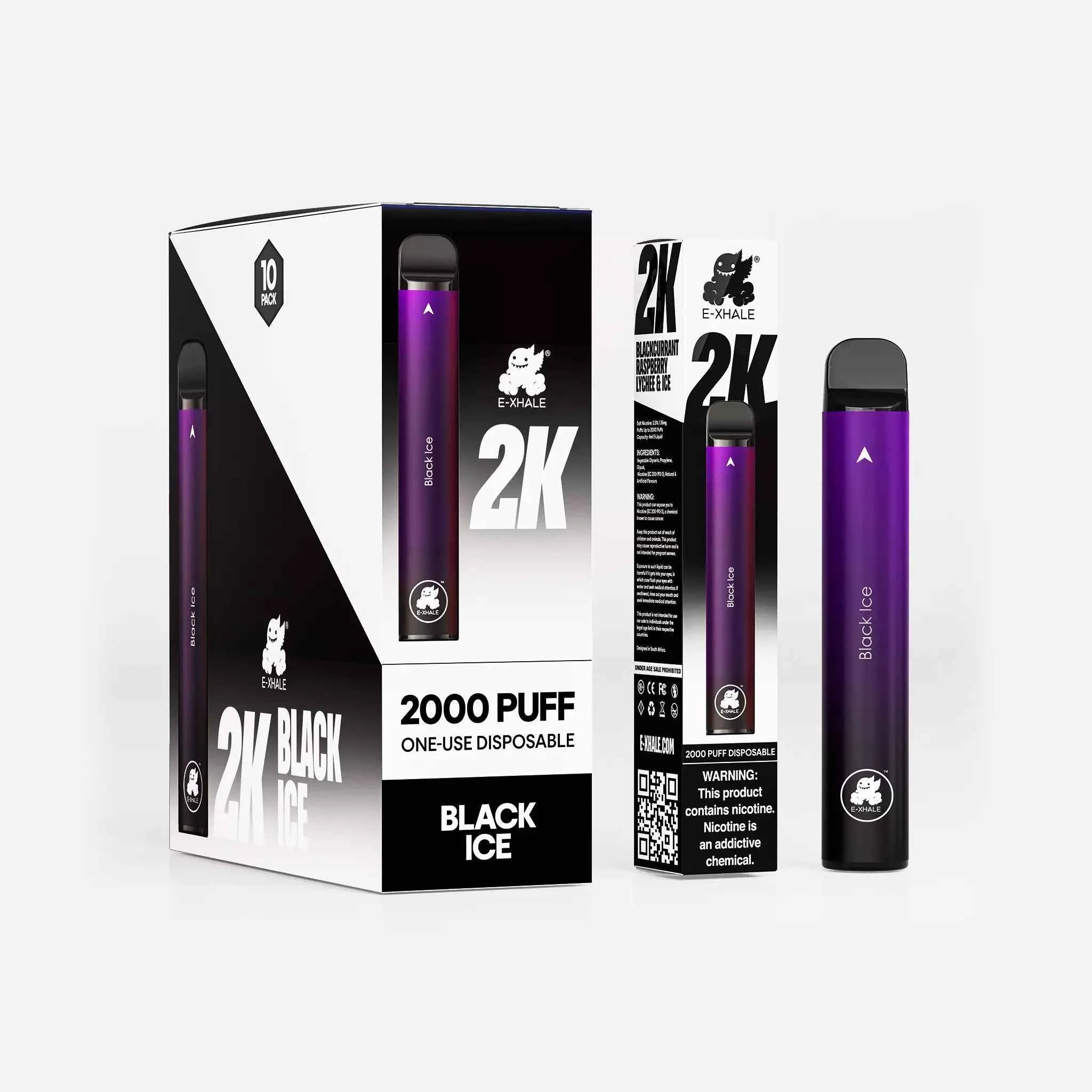 black ice vape disposable 2K Black Ice 3.5%/35mg