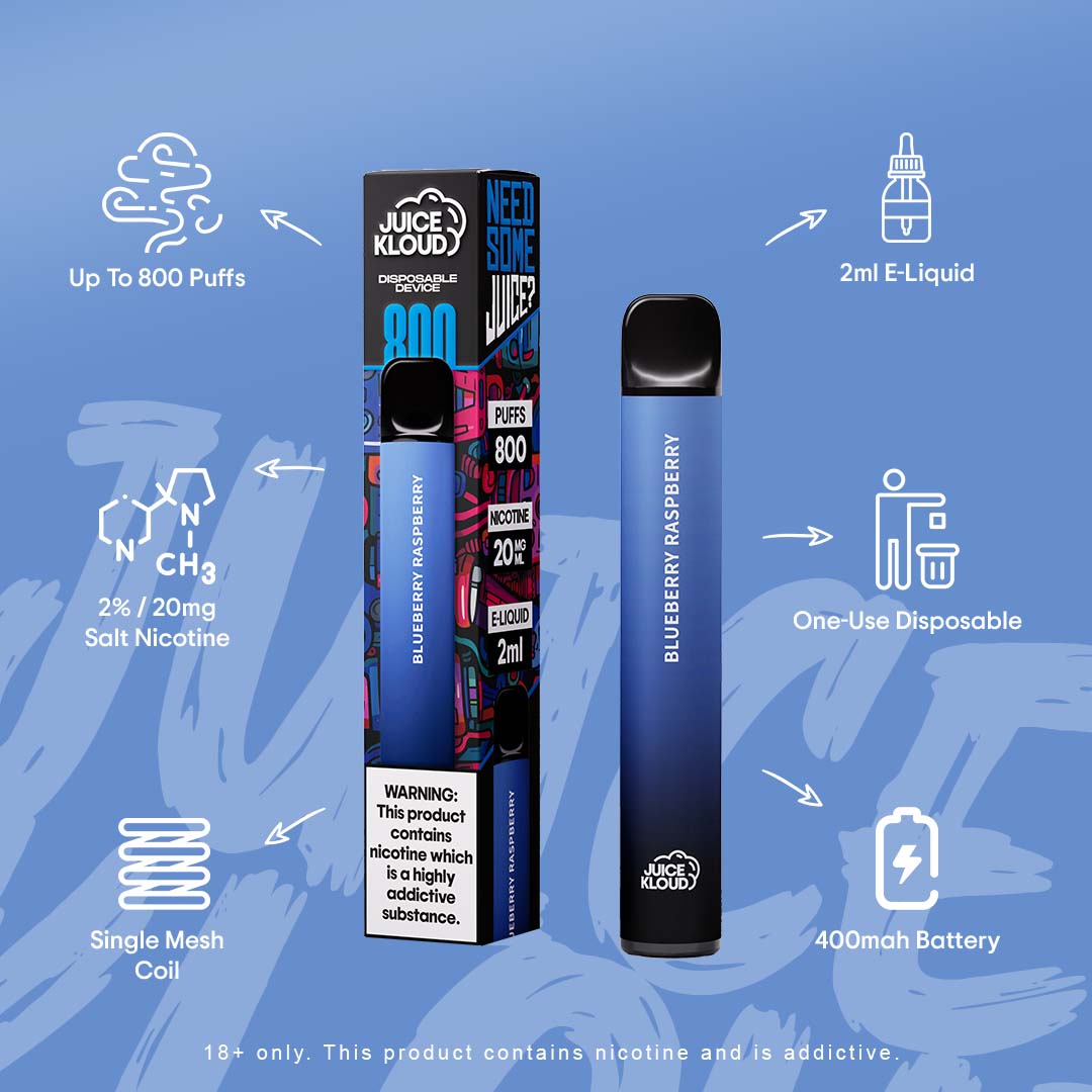 JK800 Blueberry Raspberry 2% - Single-use Disposable