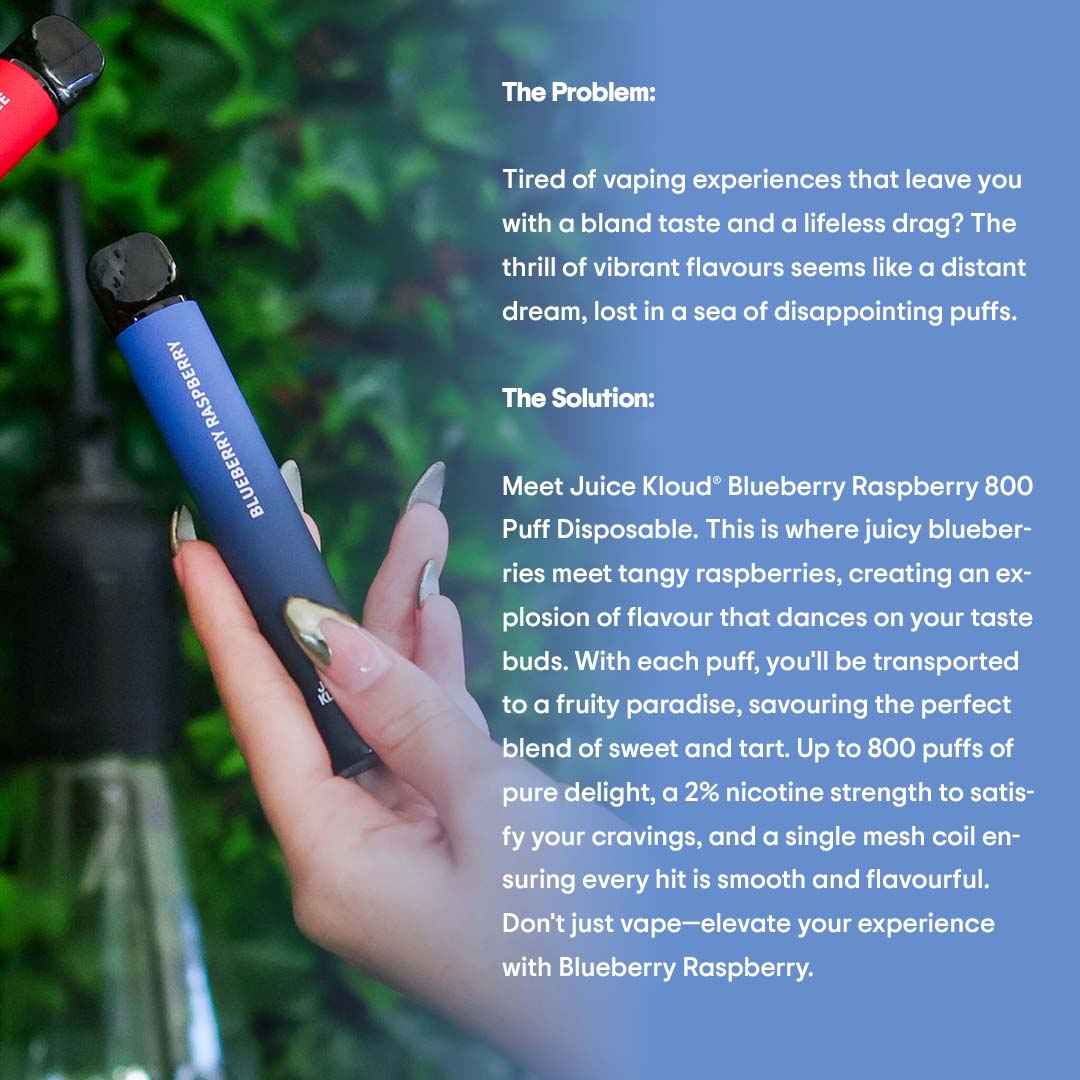 JK800 Blueberry Raspberry 2% - Single-use Disposable