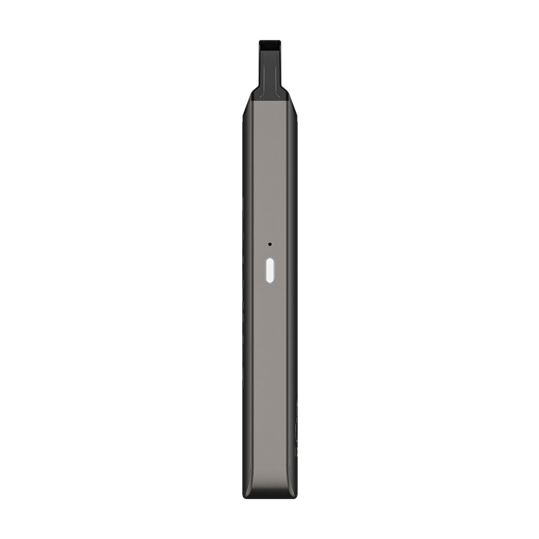 E-XHALE E-Pod Pro Device Kit Gunmetal - Adjustable Airflow and Child Lock Battery Integration - Open Pod Battery System with FREE 2ml Refillable Open Pod - Rechargeable Pod System Battery
