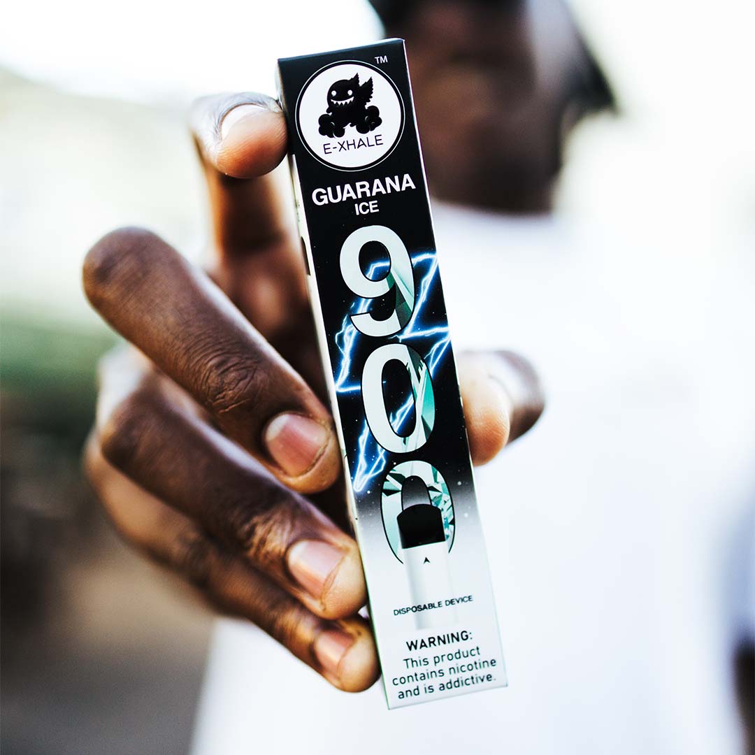 E-XHALE 900 Puff Guarana Ice - 5%/50mg Strength - Single-use Disposable Vape