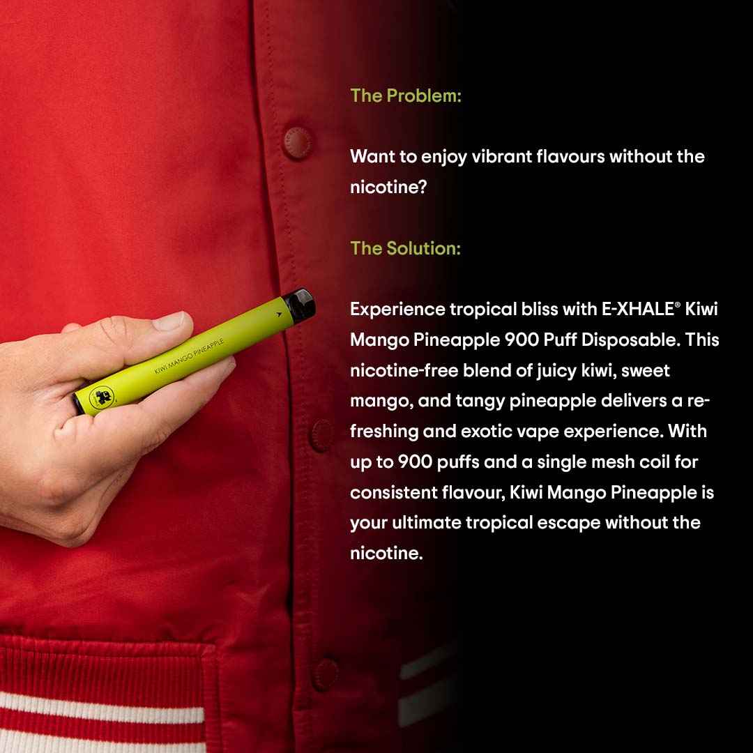 900 Kiwi Mango Pineapple 0% - Single-Use Disposable