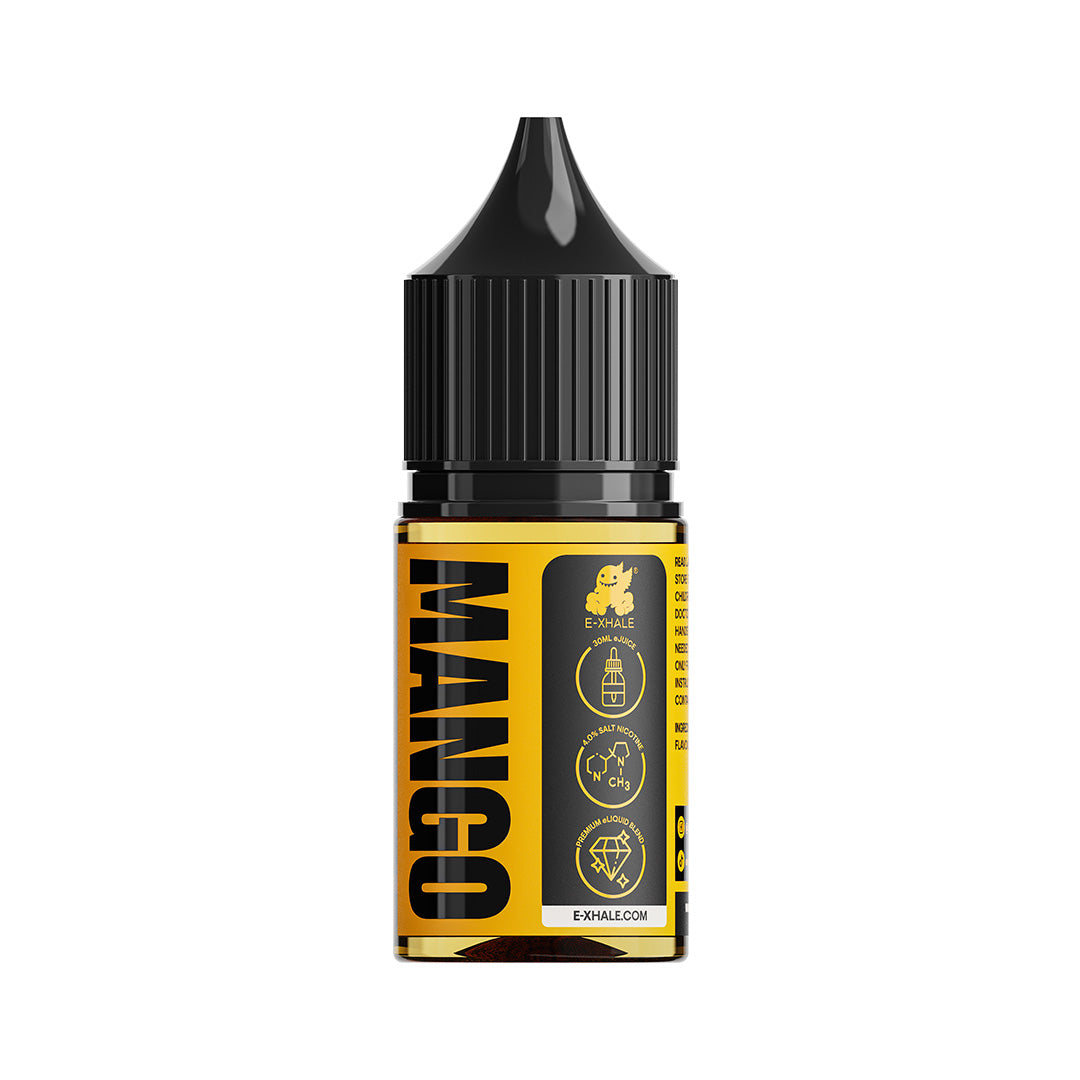 E-XHALE 30ml eJuice Mango -  4%/40mg Strength - 30ml Capacity Bottle - Vape eLiquid Vape Juice
