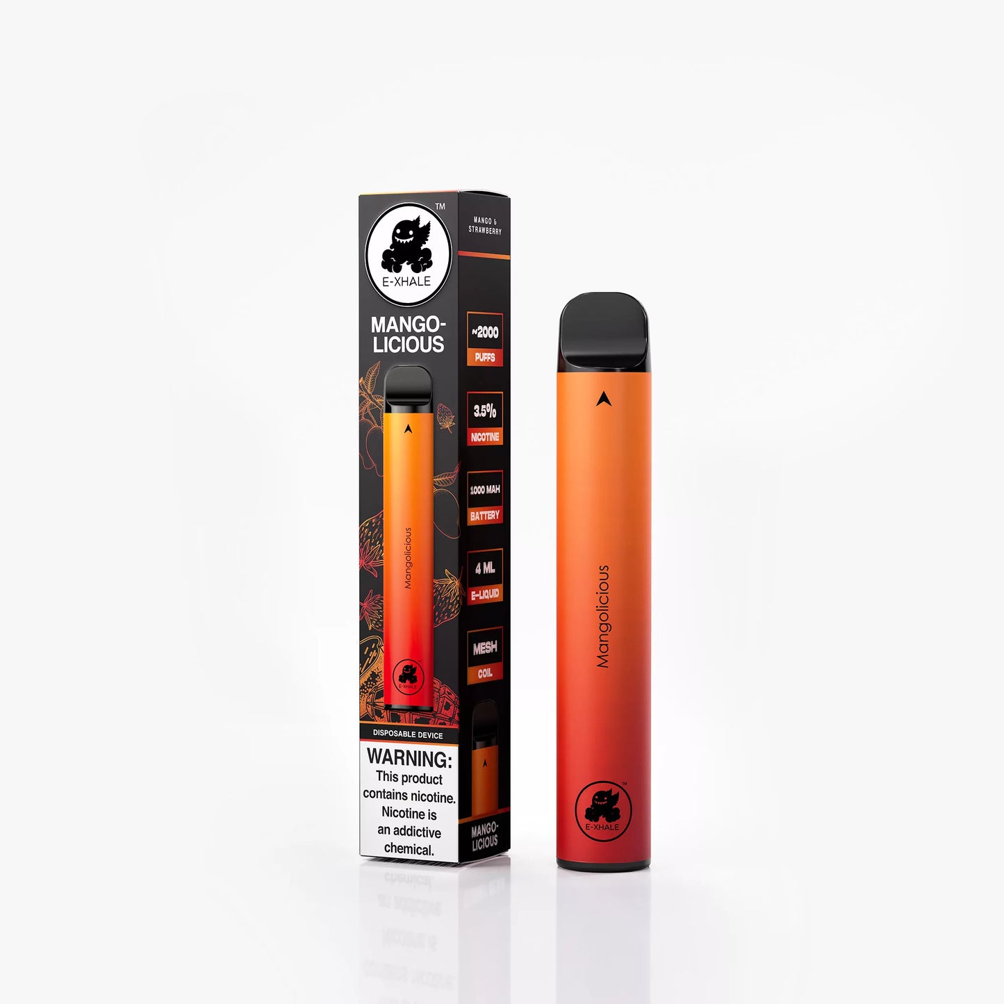 2000 Puff Mangolicious 35mg - Last Chance Clearance