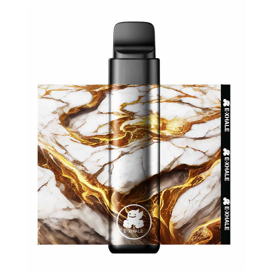 E-Pod Skin: Marble Gold Battery Wrap