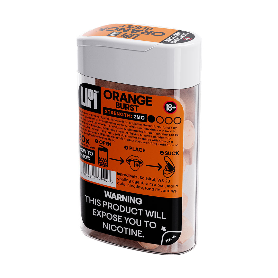 Nic Mints: Orange Burst 2mg