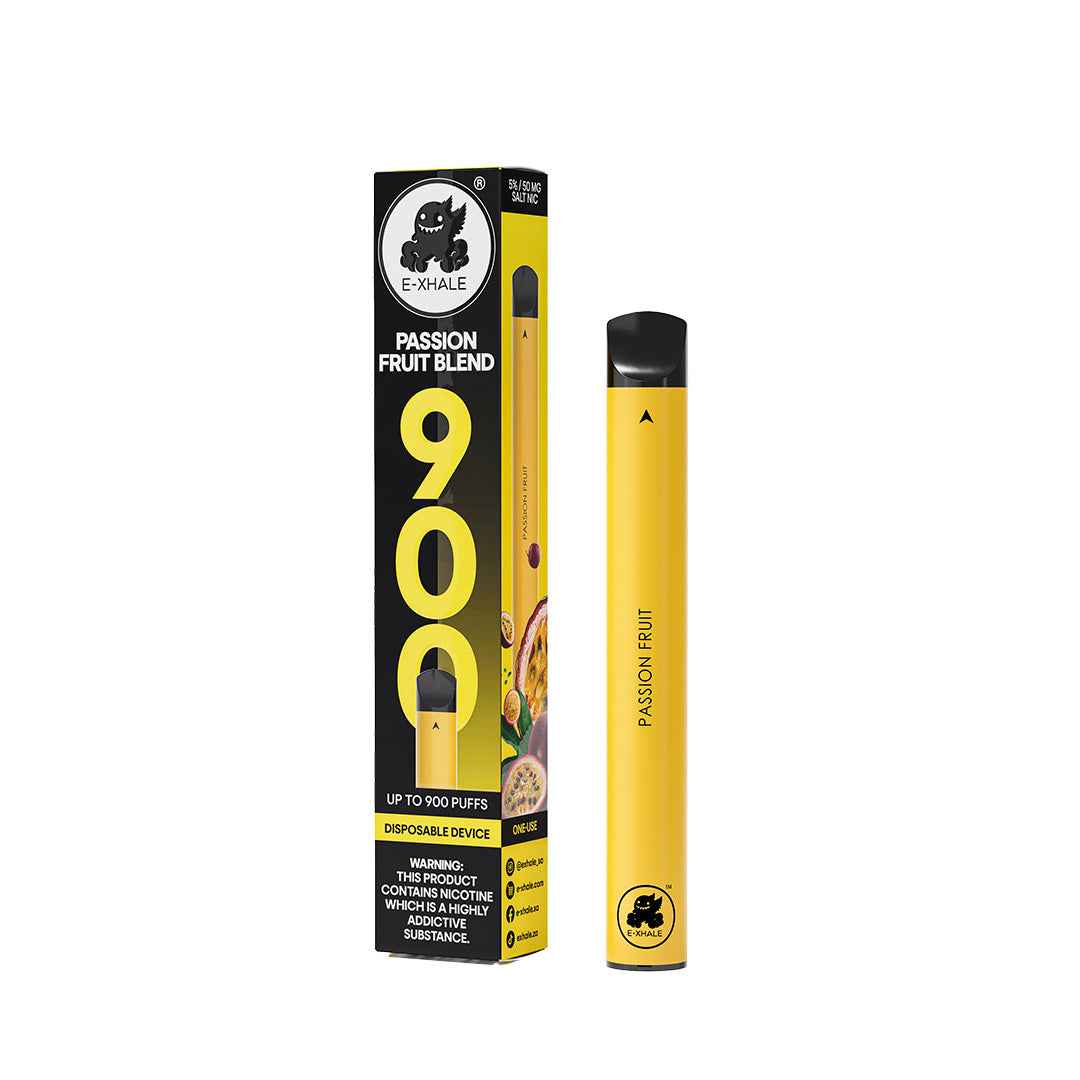 900 Passionfruit Blend 5%/50mg - Single-Use Disposable: 10 Pack