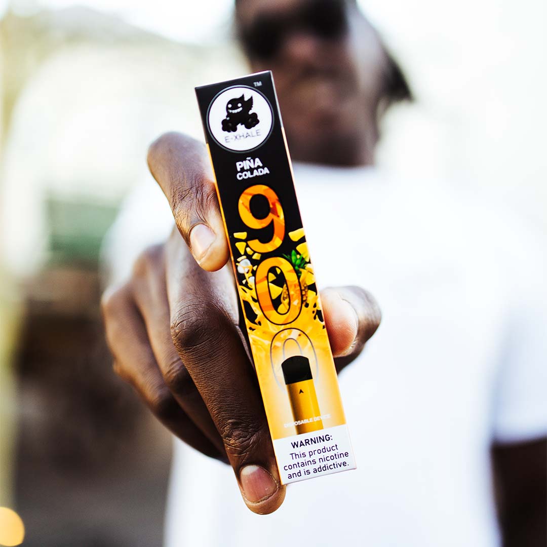 E-XHALE 900 Puff Piña Colada - Pineapple and Coconut - 5%/50mg Strength - Single-use Disposable Vape