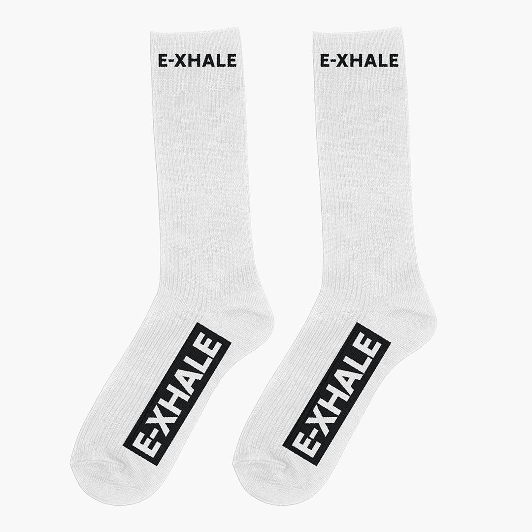 E-XHALE Socks: Icon - Crew Length
