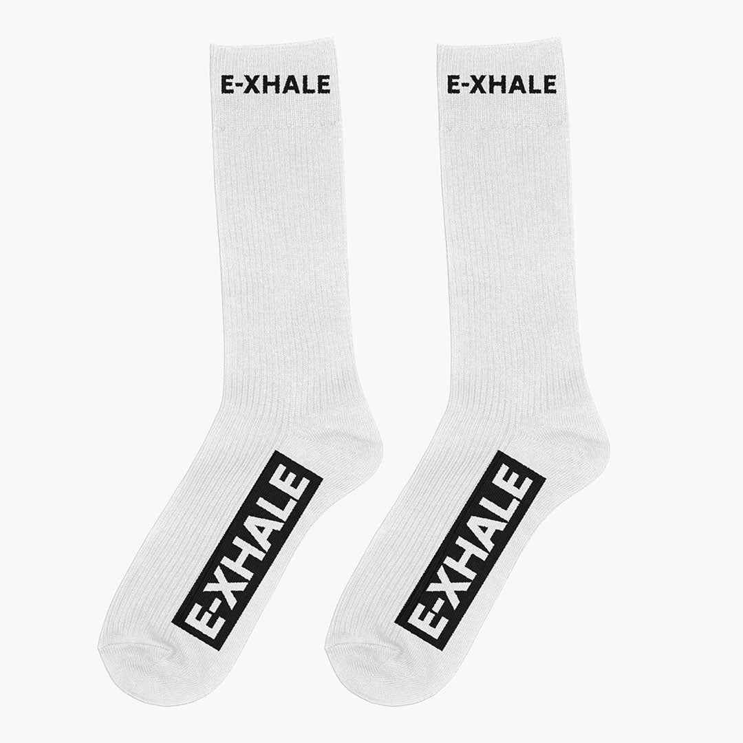 E-XHALE Socks: Icon - Crew Length