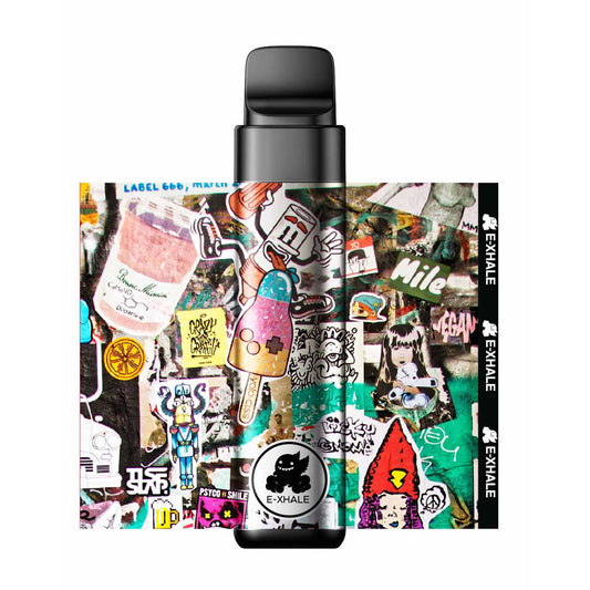 E-Pod Skin: Sticker Bomb Battery Wrap