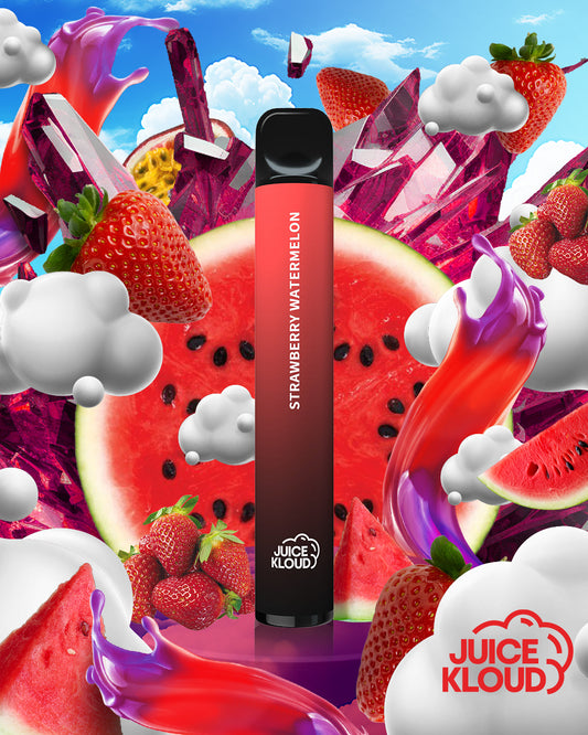 Strawberry Watermelon 600 Puff Disposable Vape, Juice Kloud, Best Affordable Vape in South Africa