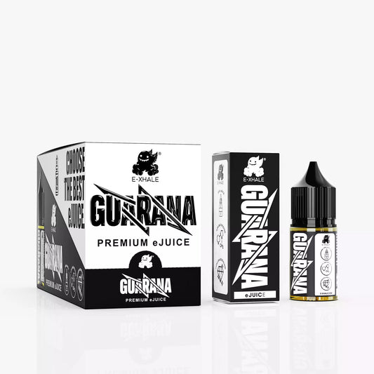 E-XHALE 30ml eJuice Guarana -  4%/40mg Strength - 30ml Capacity Bottle - Vape eLiquid Vape Juice - Wholesale 10 Pack
