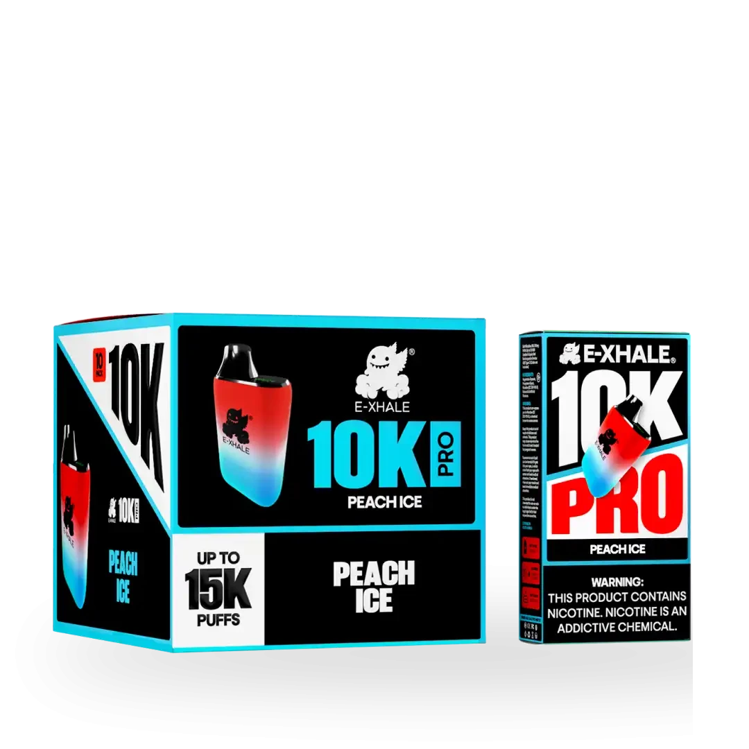 10K Pro - Peach Ice 5%: 10 Pack (Bulk)