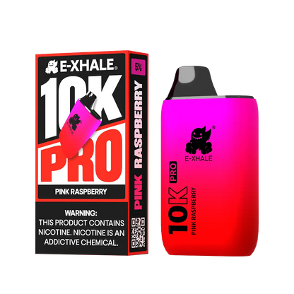 Pink Raspberry 10K Pro Rechargeable Vape 5%