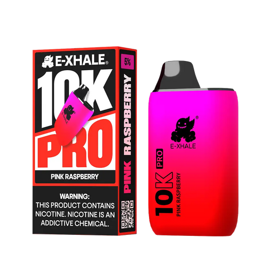 Pink Raspberry 10K Pro Rechargeable Vape 5%