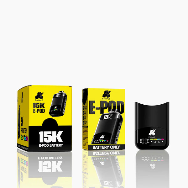 xposed vape battery E-XHALE 15K E-Pod Battery: Smartest, Best Longest-Lasting Select Flavor ::Cafe Mocha pre-filled pod kit RAZ LTX25000 25K Puffs