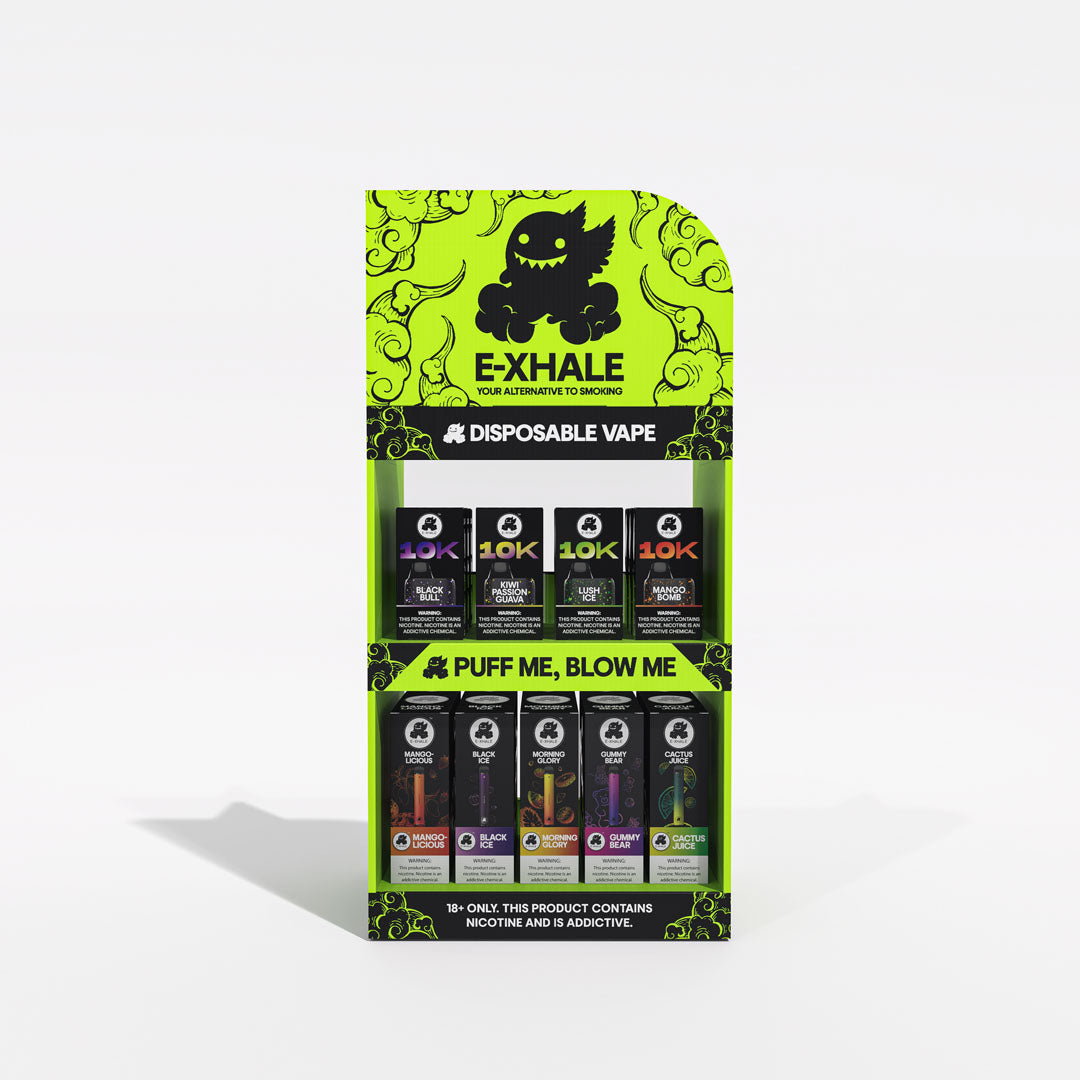 E-XHALE® 2-Tier Product Stand