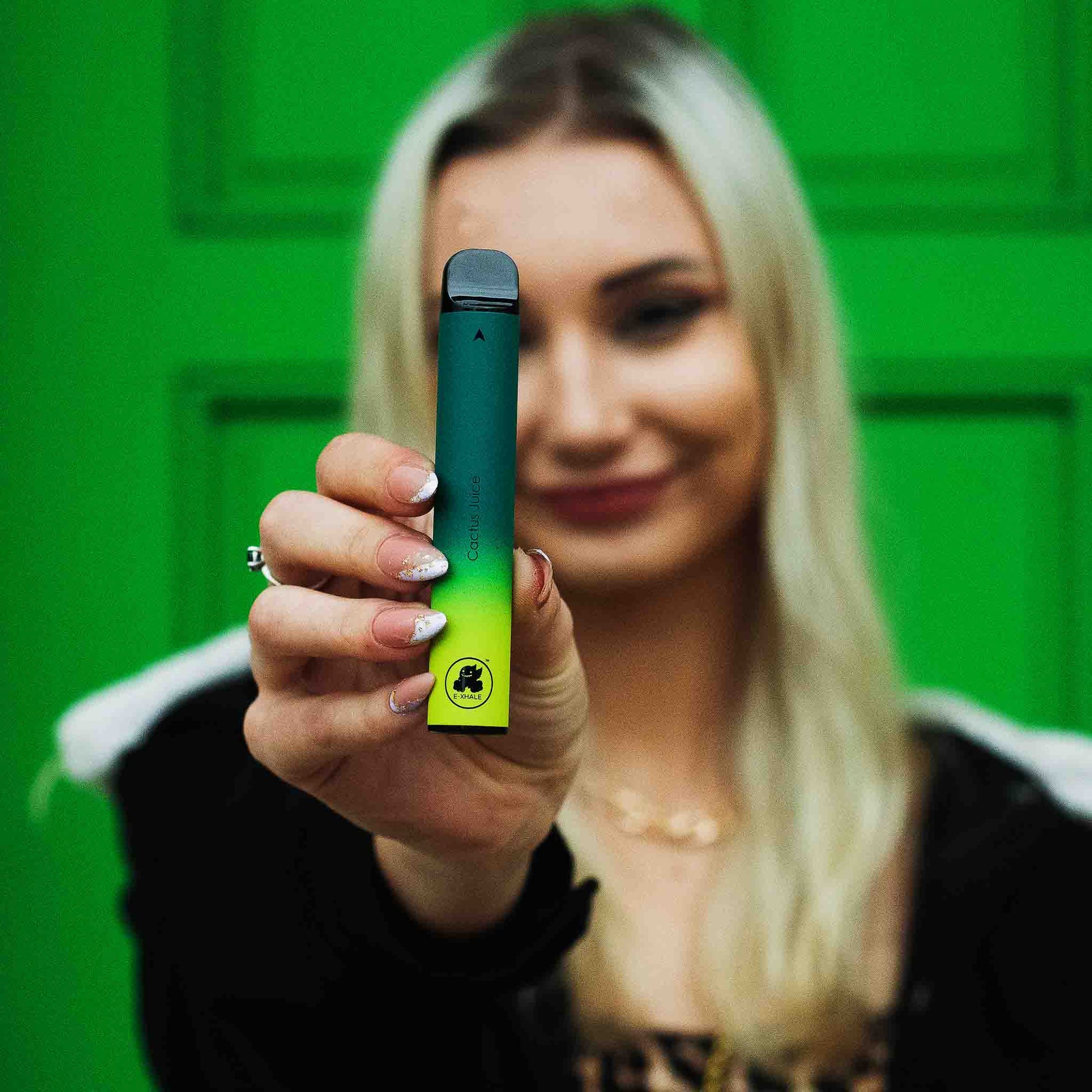 E-XHALE 2000 Puff Cactus Juice - Citrus and Lemonade - 3.5%/35mg Strength - Single-use Disposable Vape