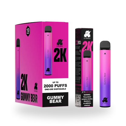 2K Gummy Bear 10 Pack - 3.5%/35mg