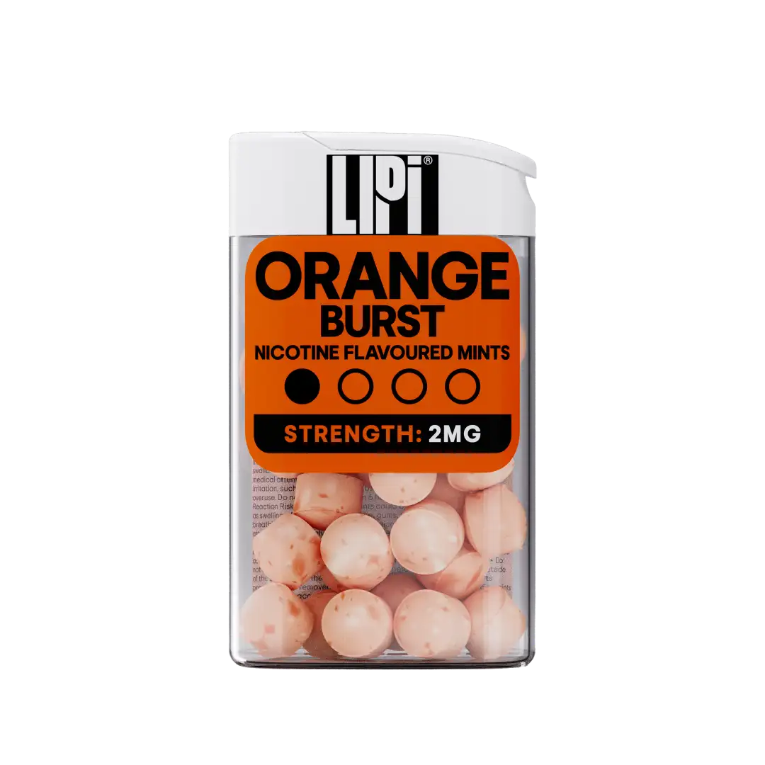 LIPI Orange Burst Nicotine Lozenge 2mg