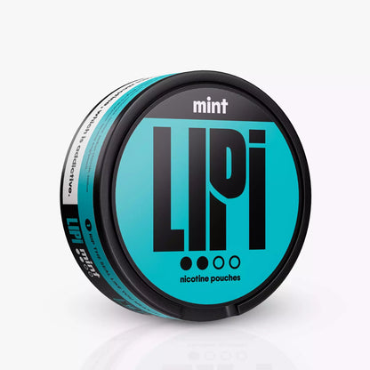 LIPI 6mg Nicotine Pouches  Mint - 0.6%/6mg Strength - Nicotine Alternative Smoke-Free Tobacco Free