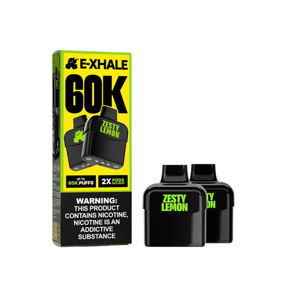 Zesty Lemon 60K Vape Pod Twin-Pack 5%