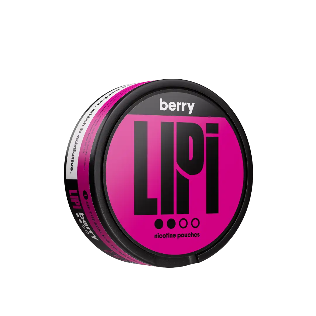 LIPI Berry Nicotine Pouches 6mg (15 Pouches)