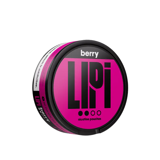 LIPI Berry Nicotine Pouches 6mg (15 Pouches)