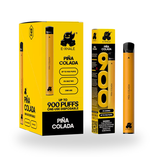 900 Piña Colada 5%/50mg - Single-Use Disposable: 10 Pack