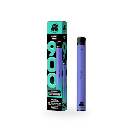 900 Berry Mint Disposable Vape - 5% Nicotine 50mg
