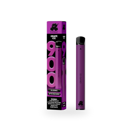 900 Grape Ice 5%/50mg - Single-Use Disposable: 10 Pack