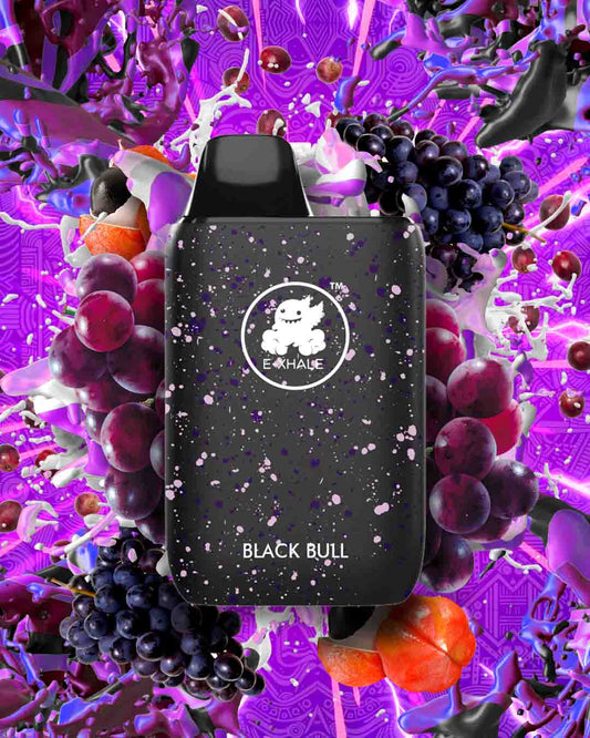High-Puff Rechargeable Vape South Africa. Black Bull: Grape and Guarana. Cheapest and Highest Quality Vape South Africa. E-XHALE Disposable Vapes South Africa