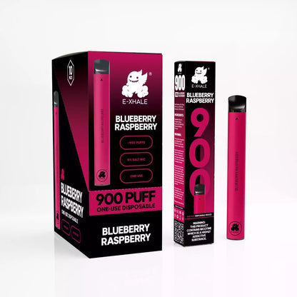 900 Blueberry Raspberry 5%/50mg - Single-Use Disposable: 10 Pack