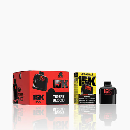 E-XHALE 15K Tigers Blood Pod - 15000 Puffs