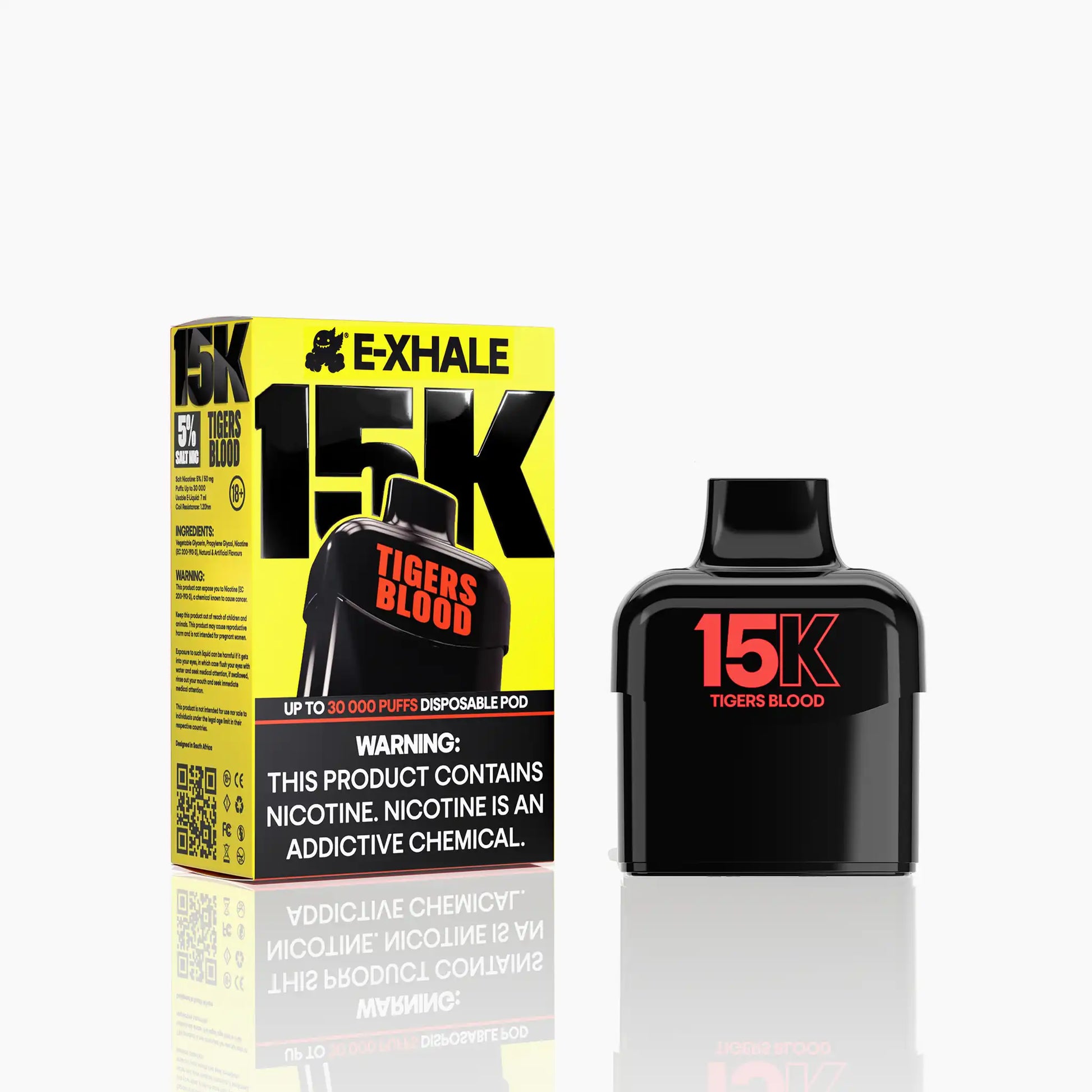 E-XHALE 15K Tigers Blood Pod - 15000 Puffs | Long-Lasting Vape SA E-XHALE 15K Tigers Blood Pod - 15000 Puffs | Long-Lasting Vape SA