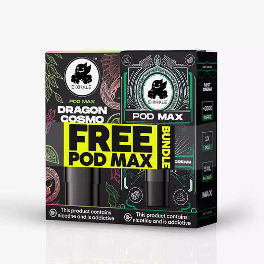 3500 Dragon Cosmo + FREE Mint Cream | Pod Max Bundle