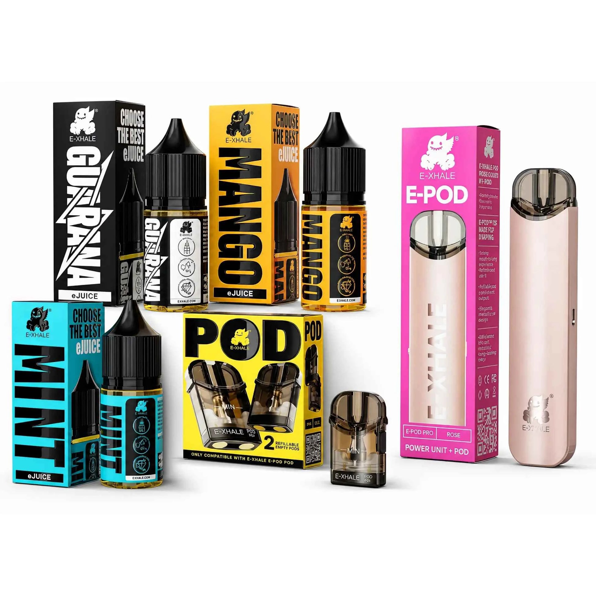 Year 6 Bundle - E-Pod Pro Refillable Kit | E-XHALE 6th Birthday