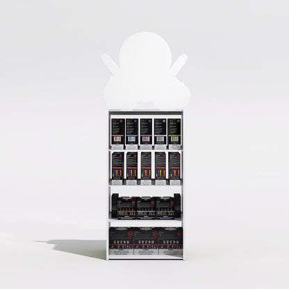 E-XHALE® 4-Tier Product Stand