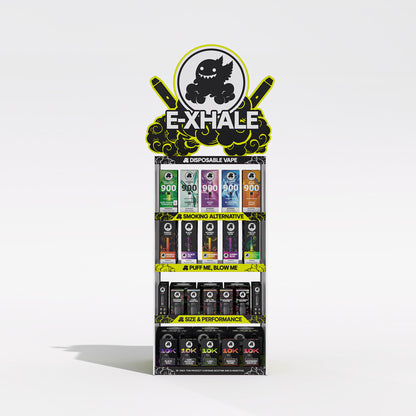 E-XHALE® 4-Tier Product Stand