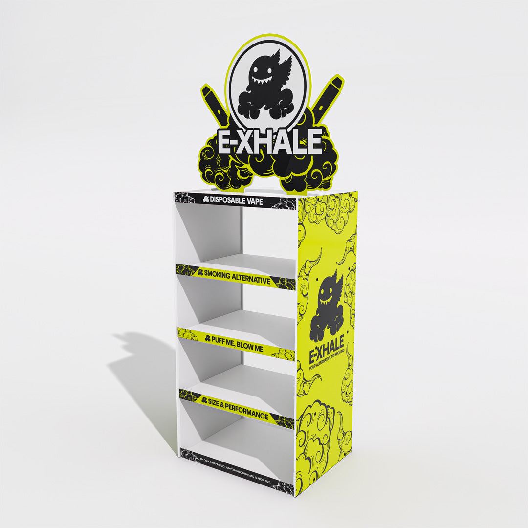 E-XHALE® 4-Tier Product Stand