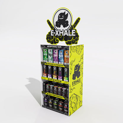 E-XHALE® 4-Tier Product Stand