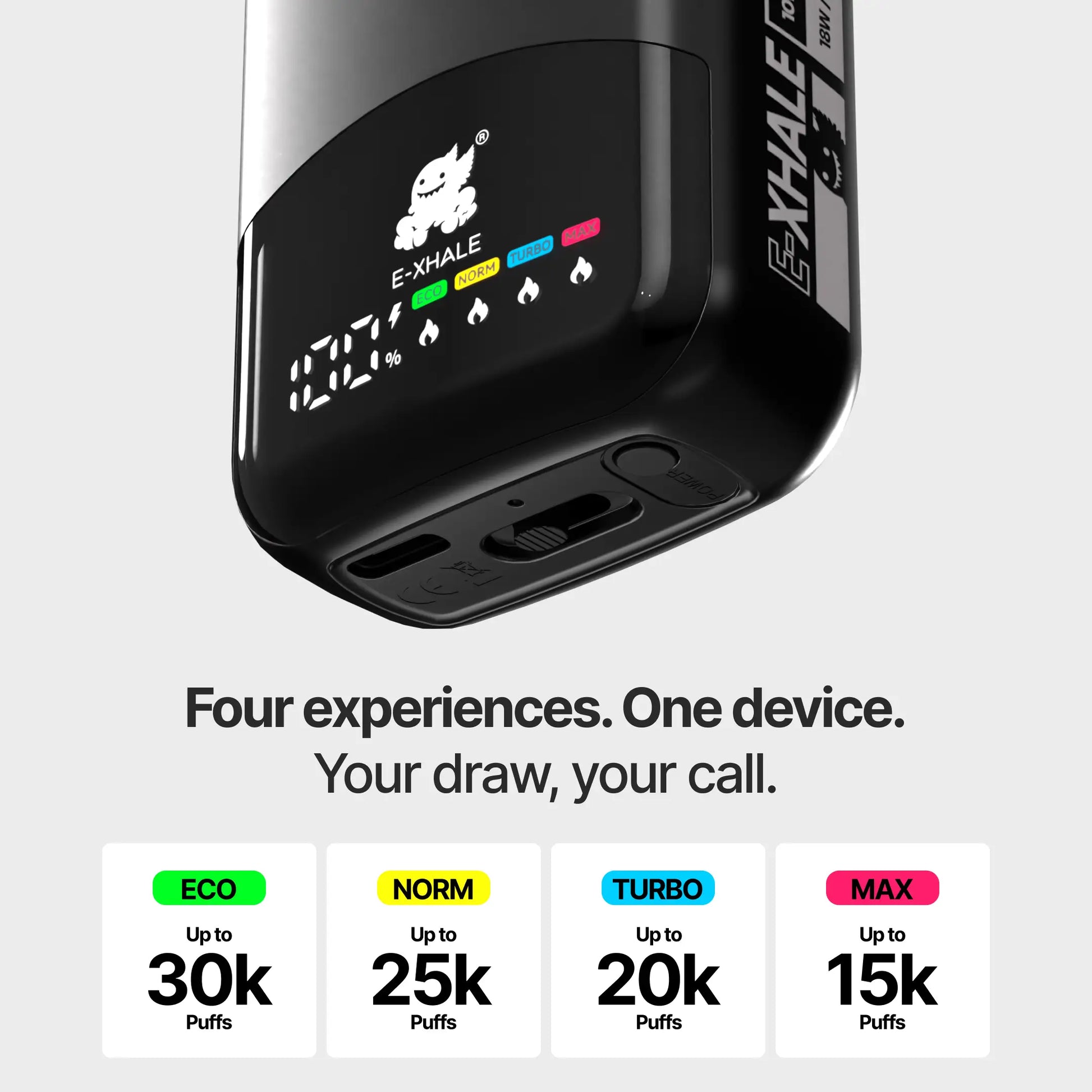 E-XHALE 15K E-Pod Battery: Smartest, Best Longest-Lasting Vape E-XHALE 15K E-Pod Battery: Smartest, Best Longest-Lasting Vape