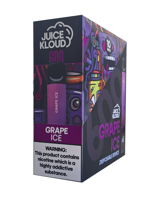 JUICE KLOUD 2ML - GRAPE ICE: 10 PACK